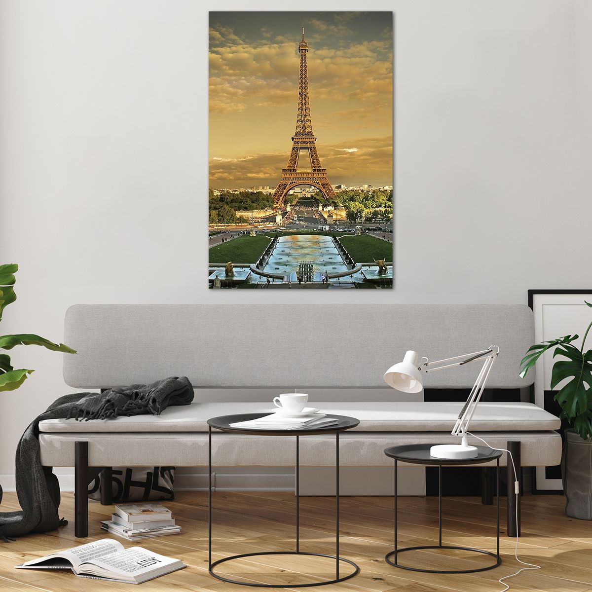 Quadro su vetro Città, Quadro su vetro Parigi, Quadro su vetro Torre Eiffel, Quadro su vetro Architettura, Quadro su vetro Francia