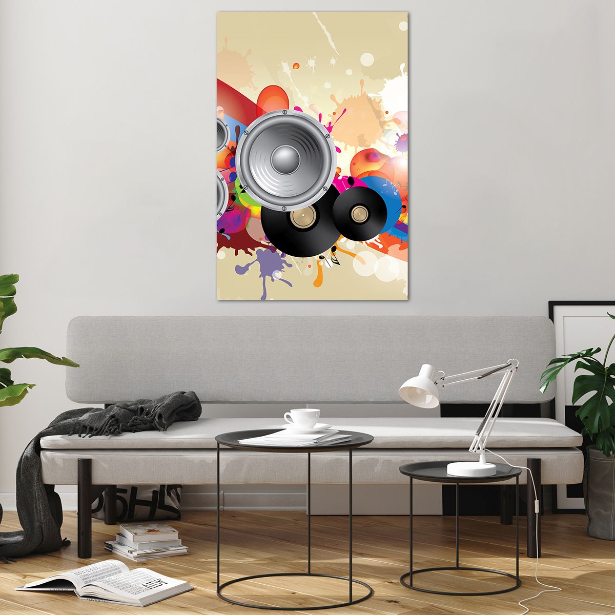 Impression sur Verre 120x80cm Tableaux Image Abstraction Minimalisme