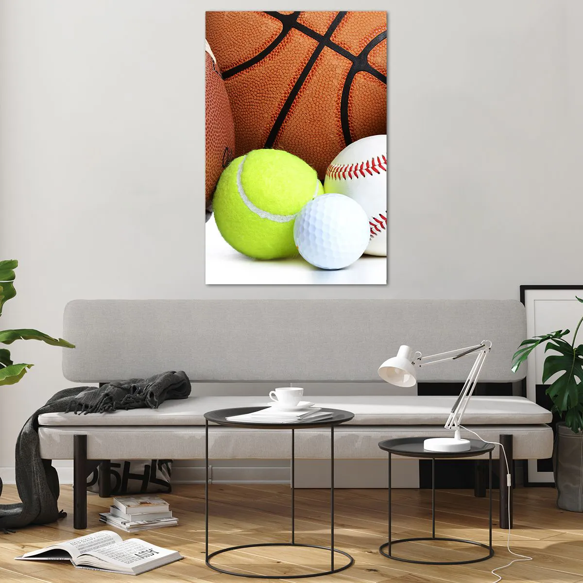 Glass picture - Football Unites Us - 80x120 cm