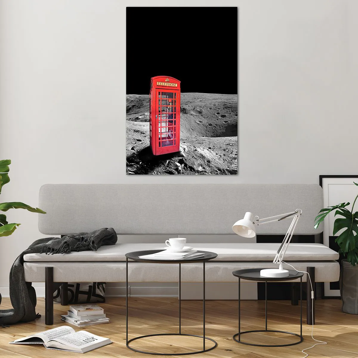 Obraz na skle - Kozmický žart - 80x120 cm