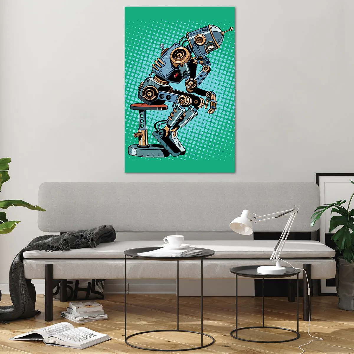 Billede på glas - Over essensen af at være - 80x120 cm