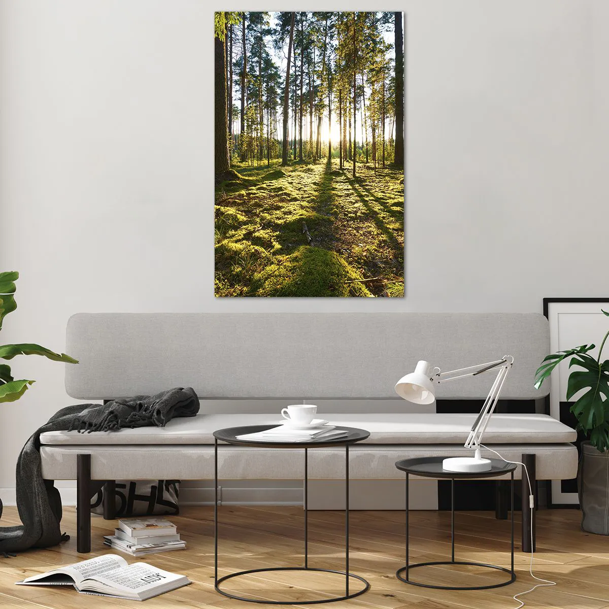 Quadro em vidro - ...Além das sete florestas - 80x120 cm