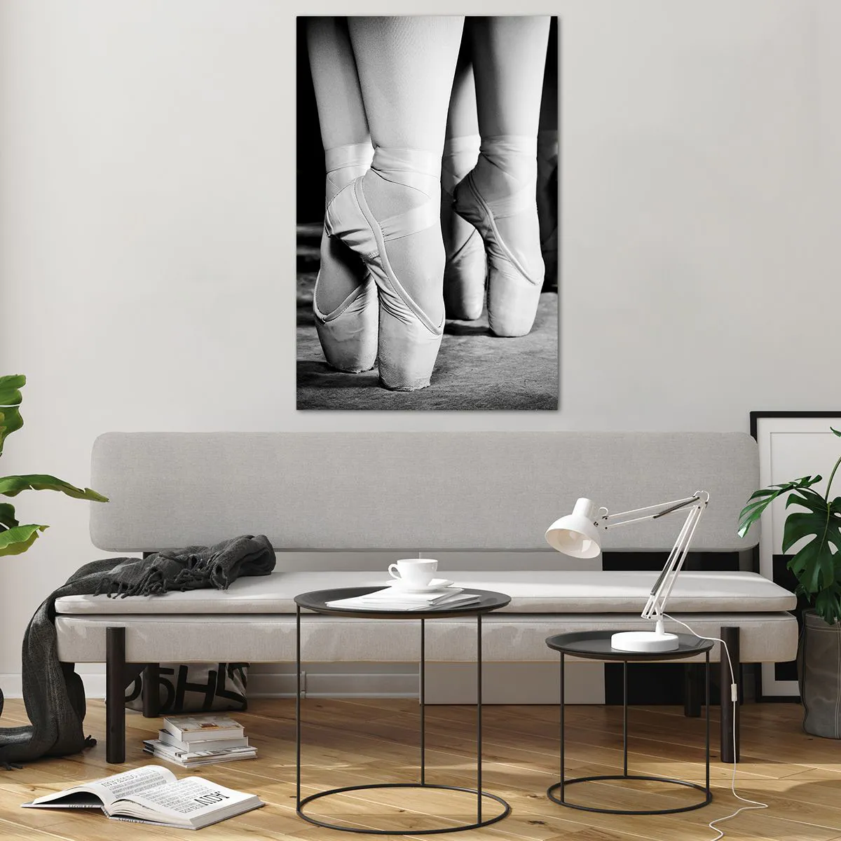 Quadro em vidro - Juntos, com leveza - 80x120 cm