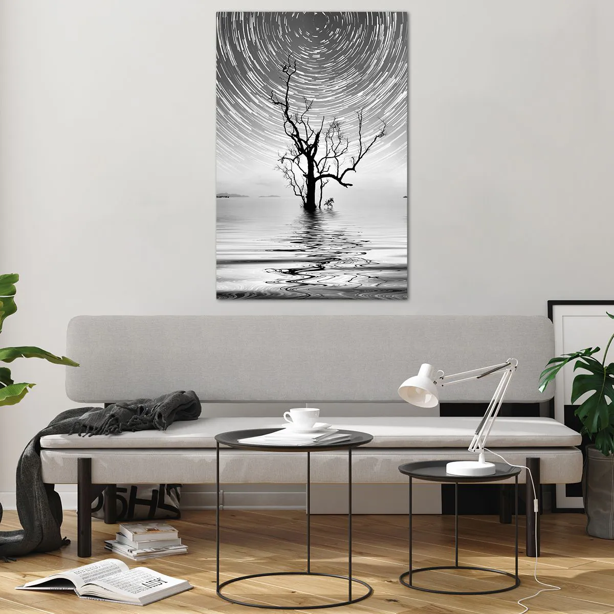 Glastavla - Bild på glas - Naturens symfoni - 80x120 cm