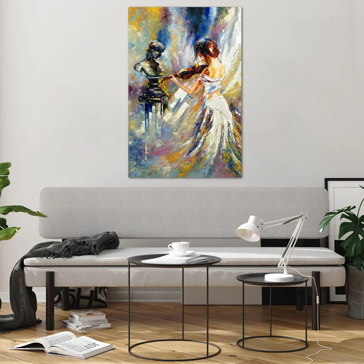 Glass picture - Reviving with a Sentiment - 80x120 cm