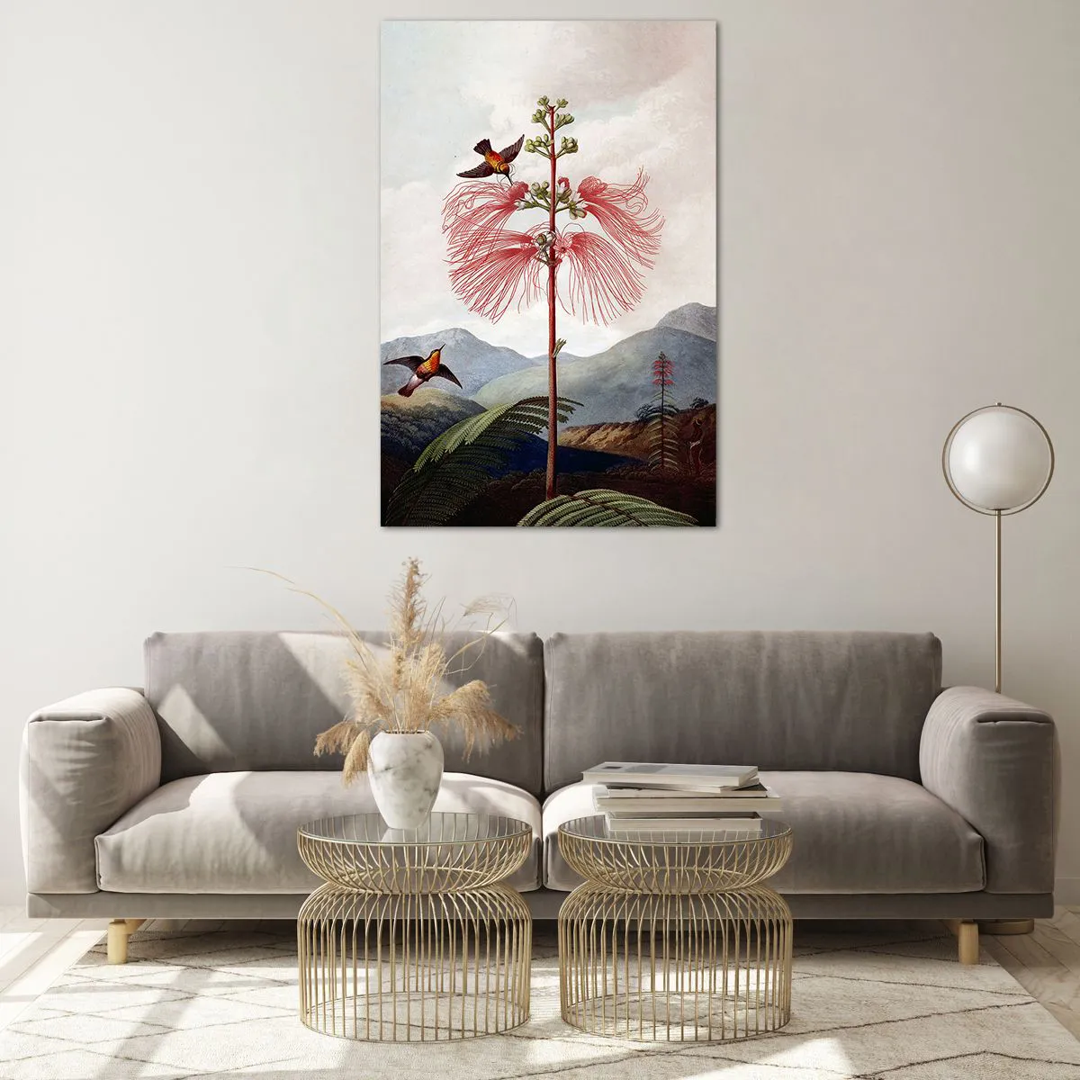 Glass picture - In a Tropical Paradise - 80x120 cm