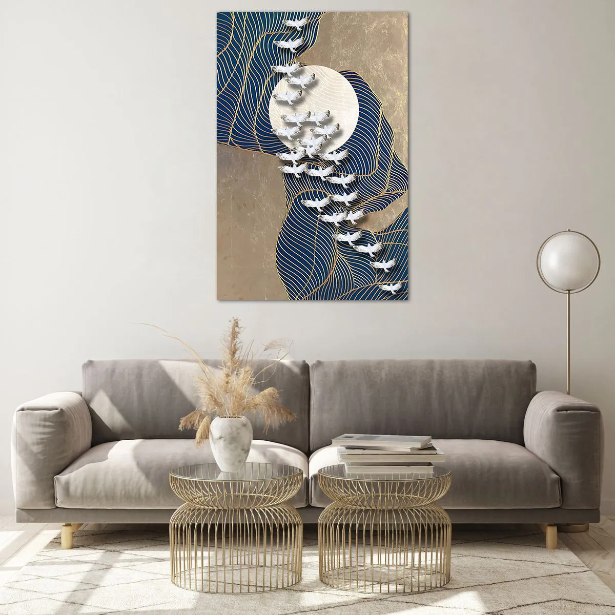 Quadro su vetro - Libertà, viaggio, comunità - 80x120 cm