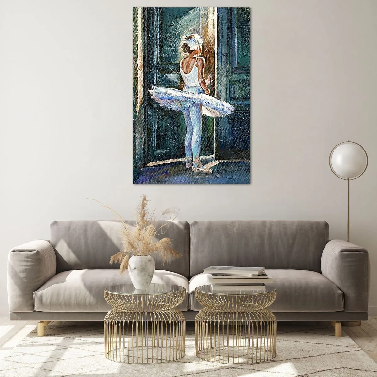 Glass picture - Before the Stunt - 80x120 cm