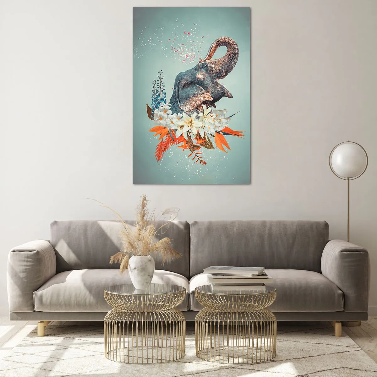 Üveg kép - Az öröm üvöltése - 80x120 cm