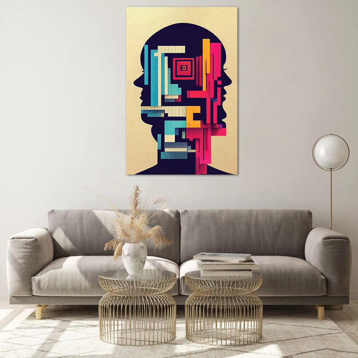 Glass picture - New Ties - 80x120 cm