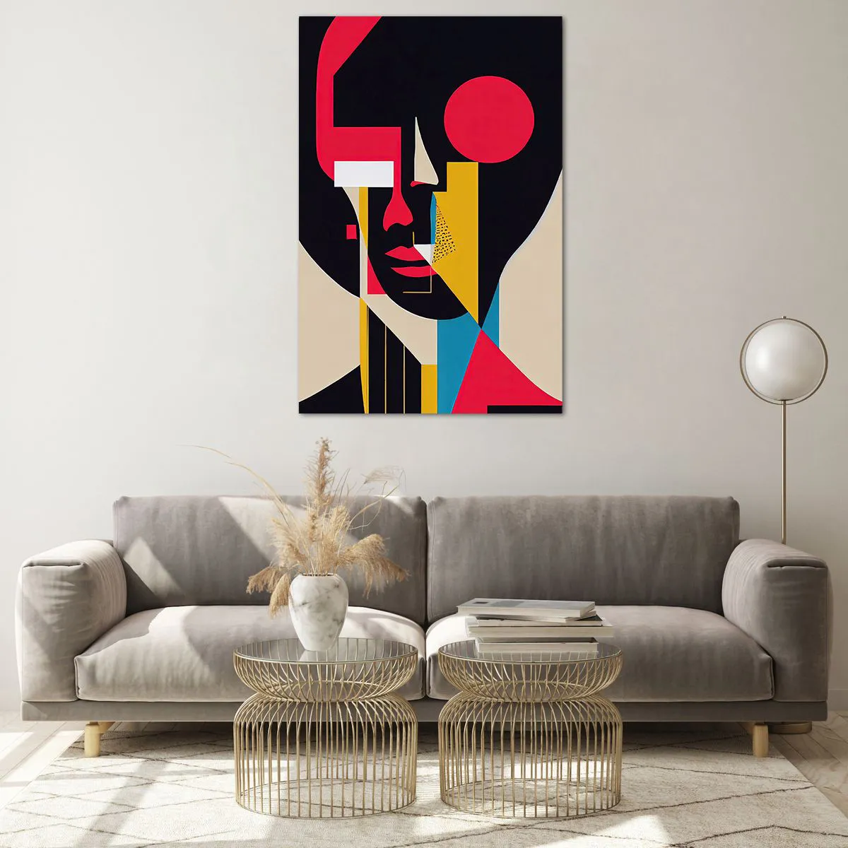 Glass picture - Her Interior World - 80x120 cm