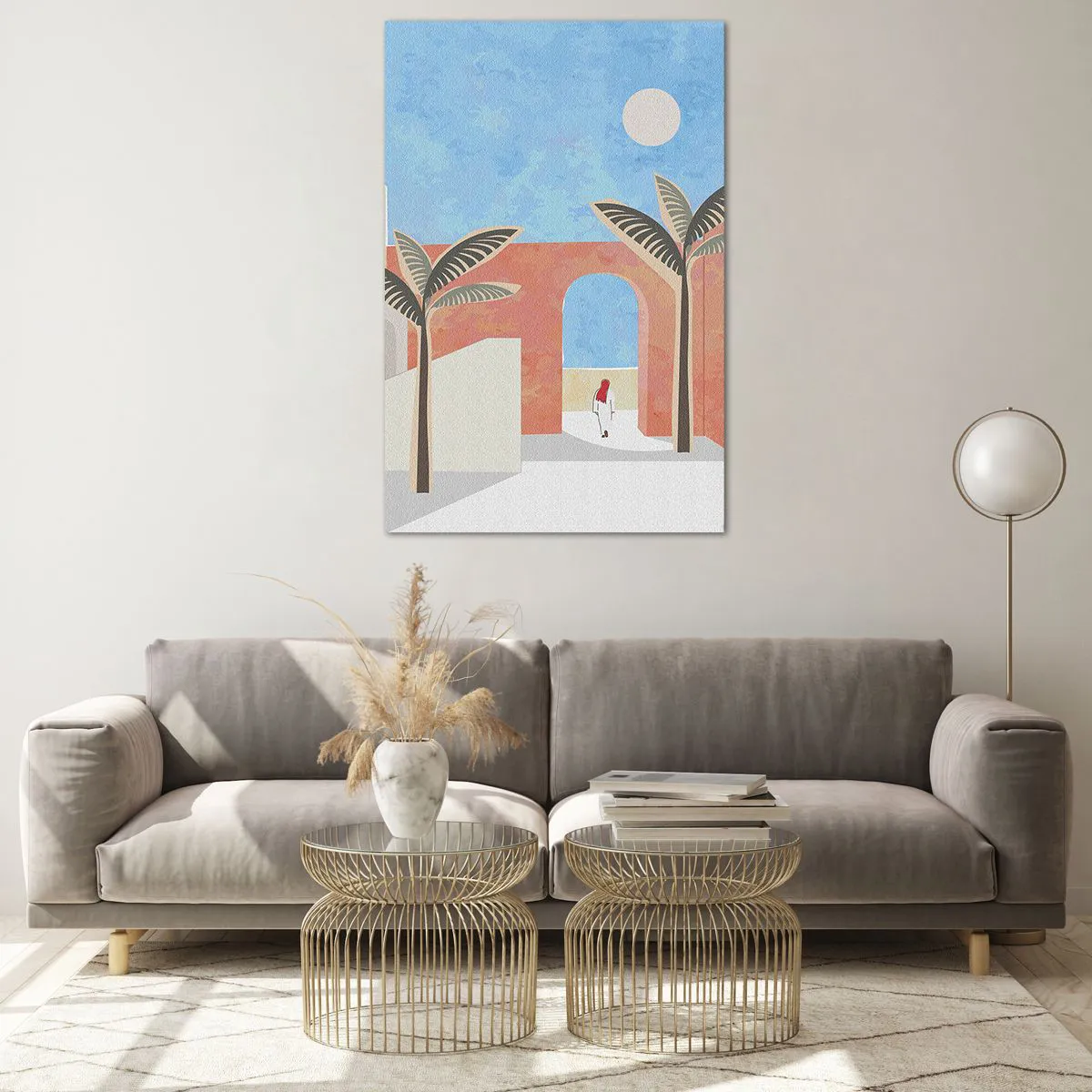 Glass picture - Arabic Day - 80x120 cm