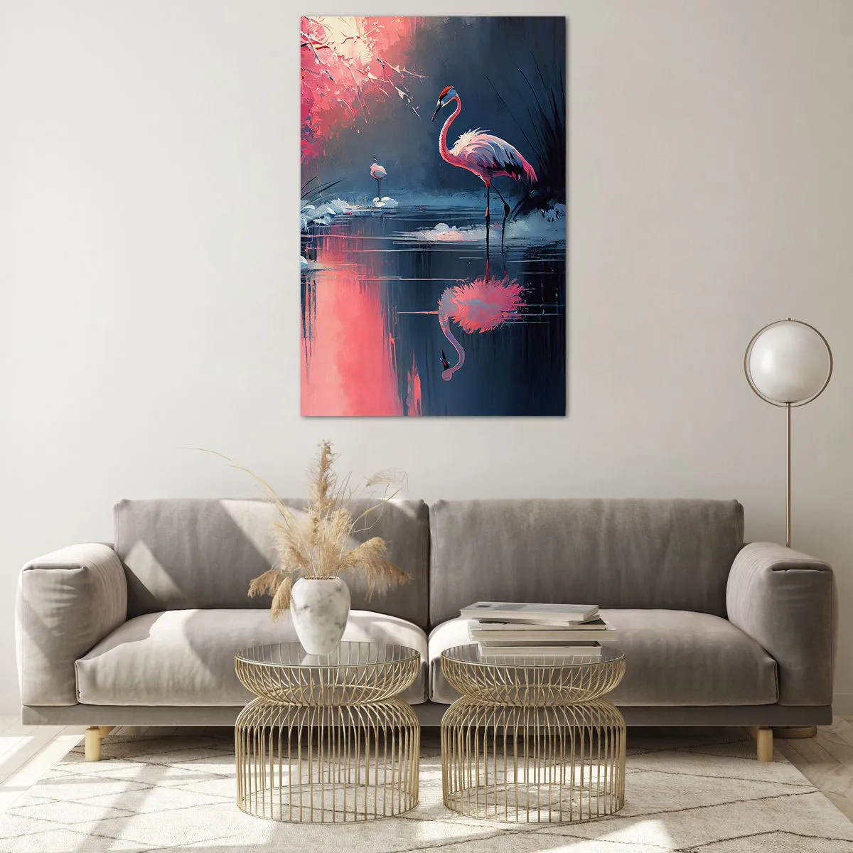 Glass picture - Bird Retreat - 80x120 cm