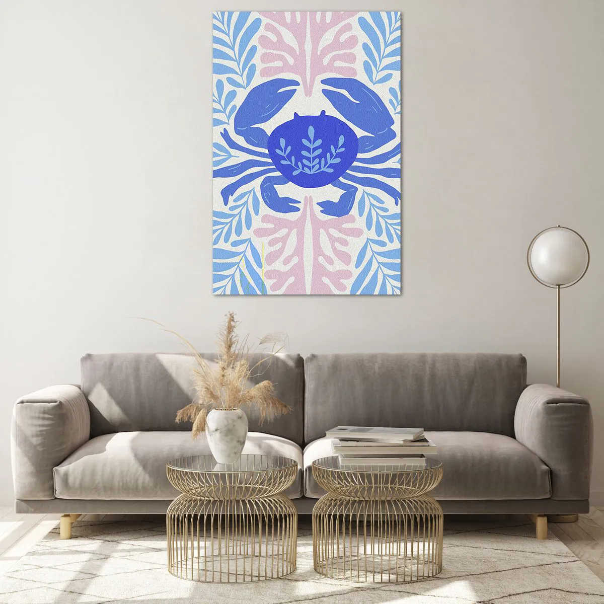 Impression sur verre - Image sur verre - Comme une fleur de mer - 80x120 cm