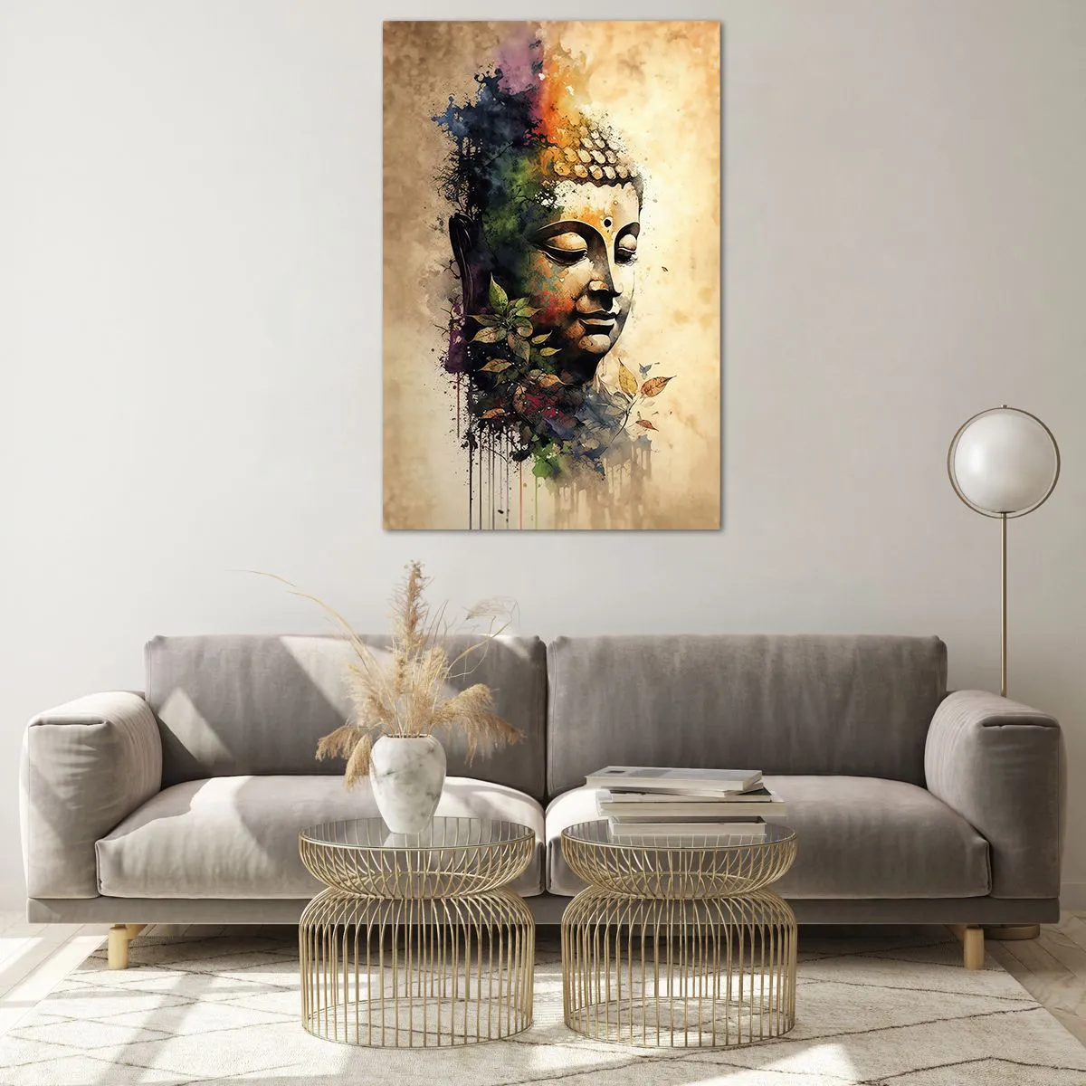 Impression sur verre - Image sur verre - Namasté ! - 80x120 cm