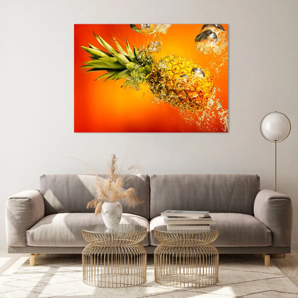 Glass picture - Tropical Juicy Freshness - 100x70 cm