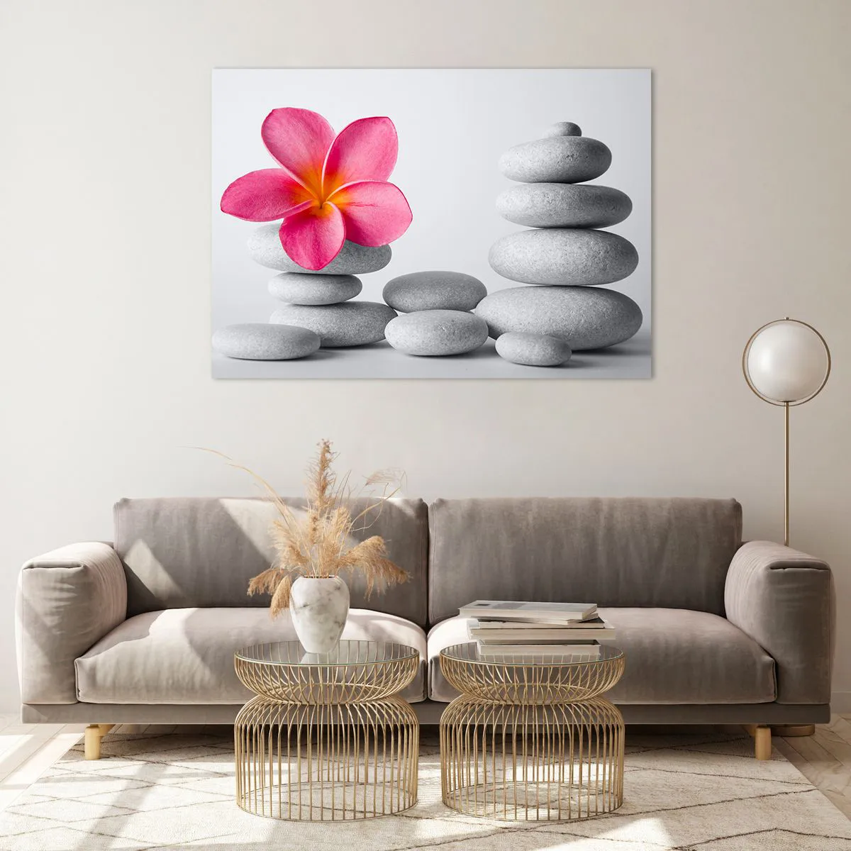 Üveg kép - Kő a kövön, és ezen a kövön... - 100x70 cm