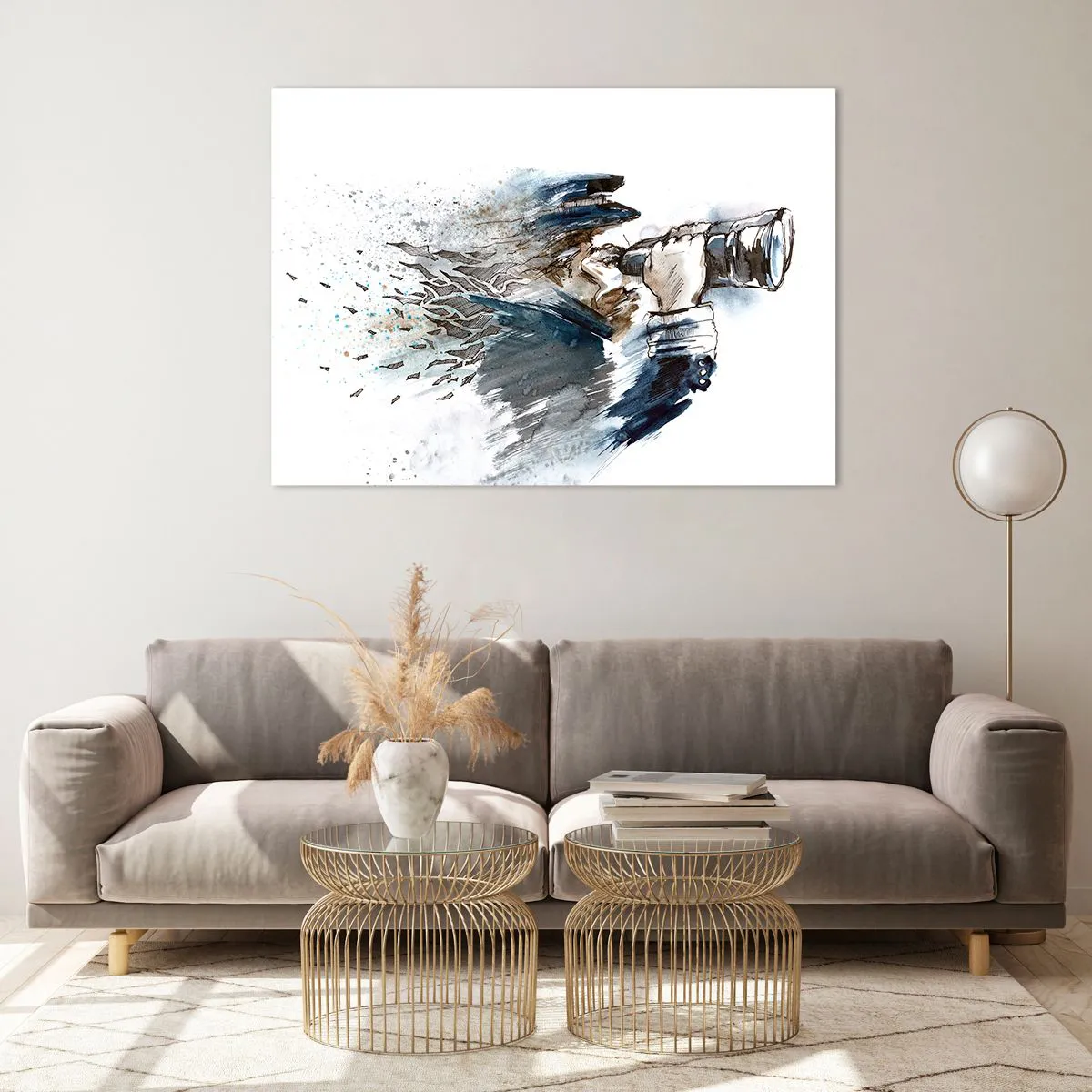 Glass picture - Ten on the Beaufort Sclae - 100x70 cm