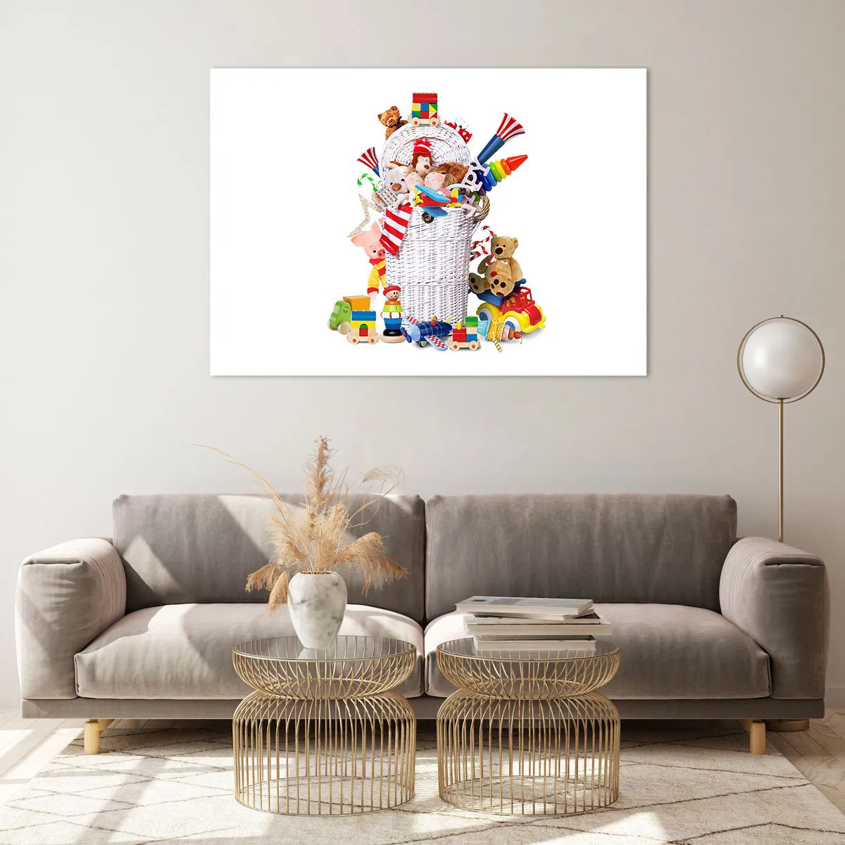 Obraz na skle - Poklady dieťatka - 100x70 cm