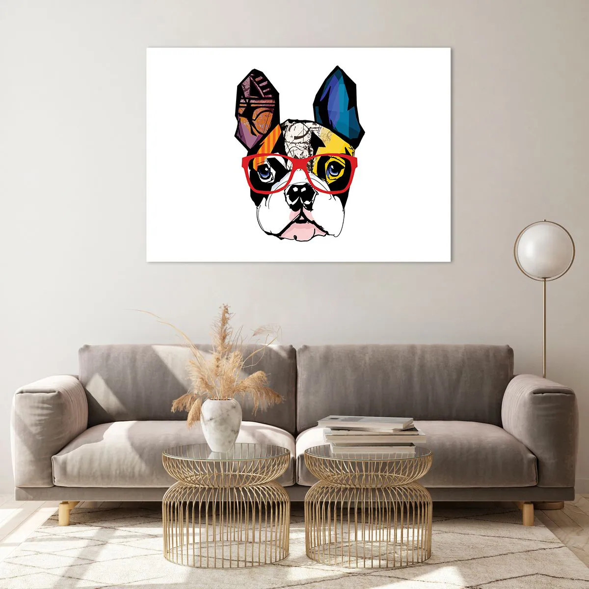 Tablou pe sticlă - Intelectualist - 100x70 cm