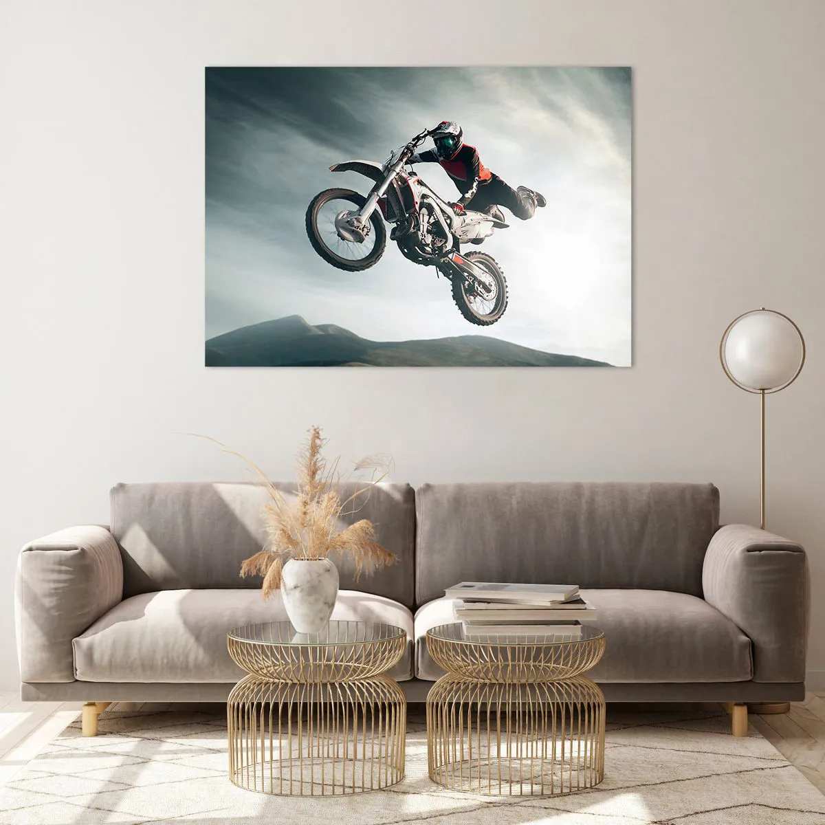 Glass picture - No Risk, No Fun - 100x70 cm