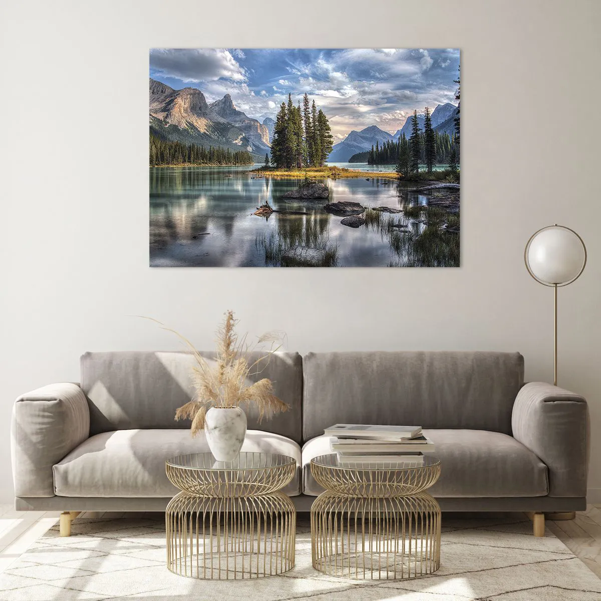 Obraz na skle - U velké a čisté vody… - 100x70 cm