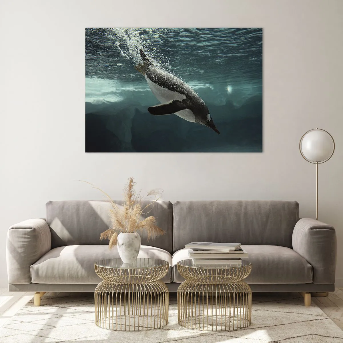 Üveg kép - Üdv a világomban - 100x70 cm