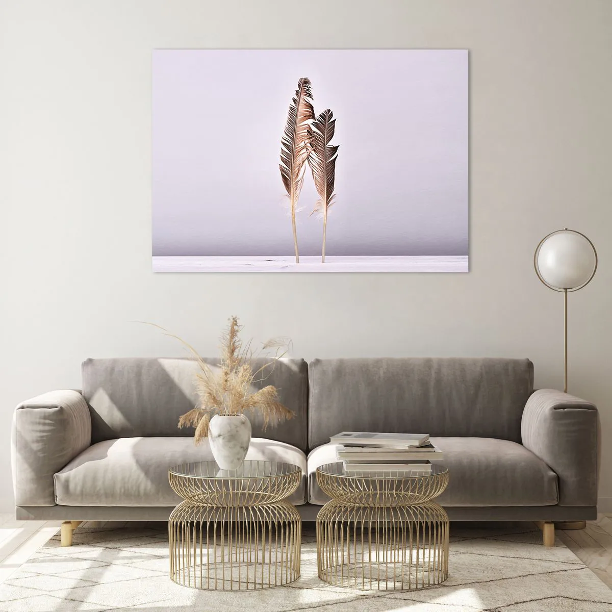 Obraz na skle - Proti nicotě - 100x70 cm