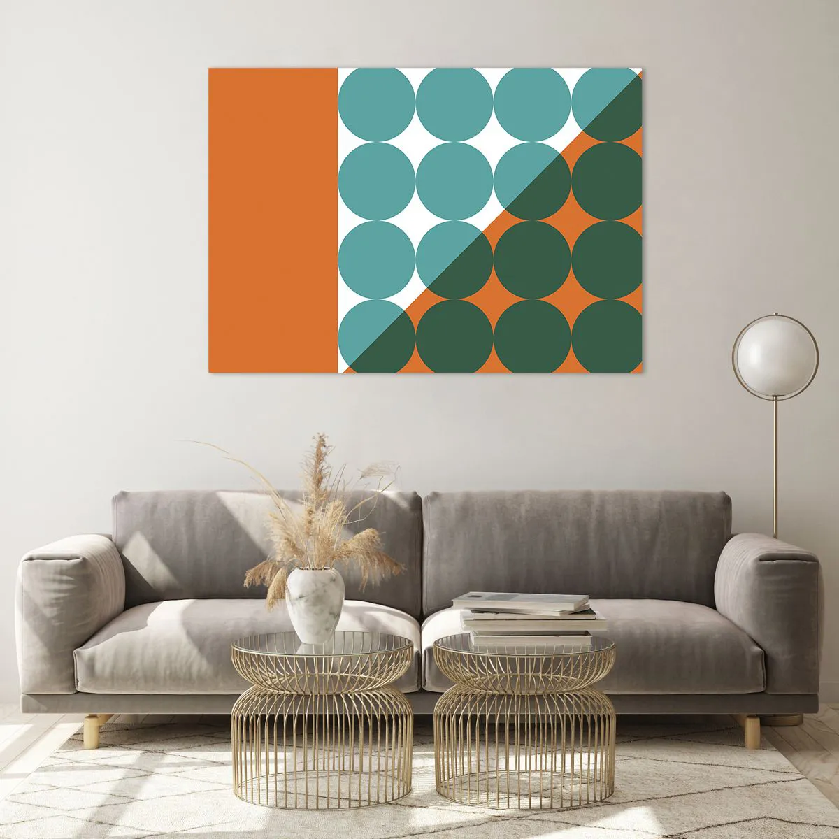 Obraz na skle - Nahoru a šikmo - 100x70 cm