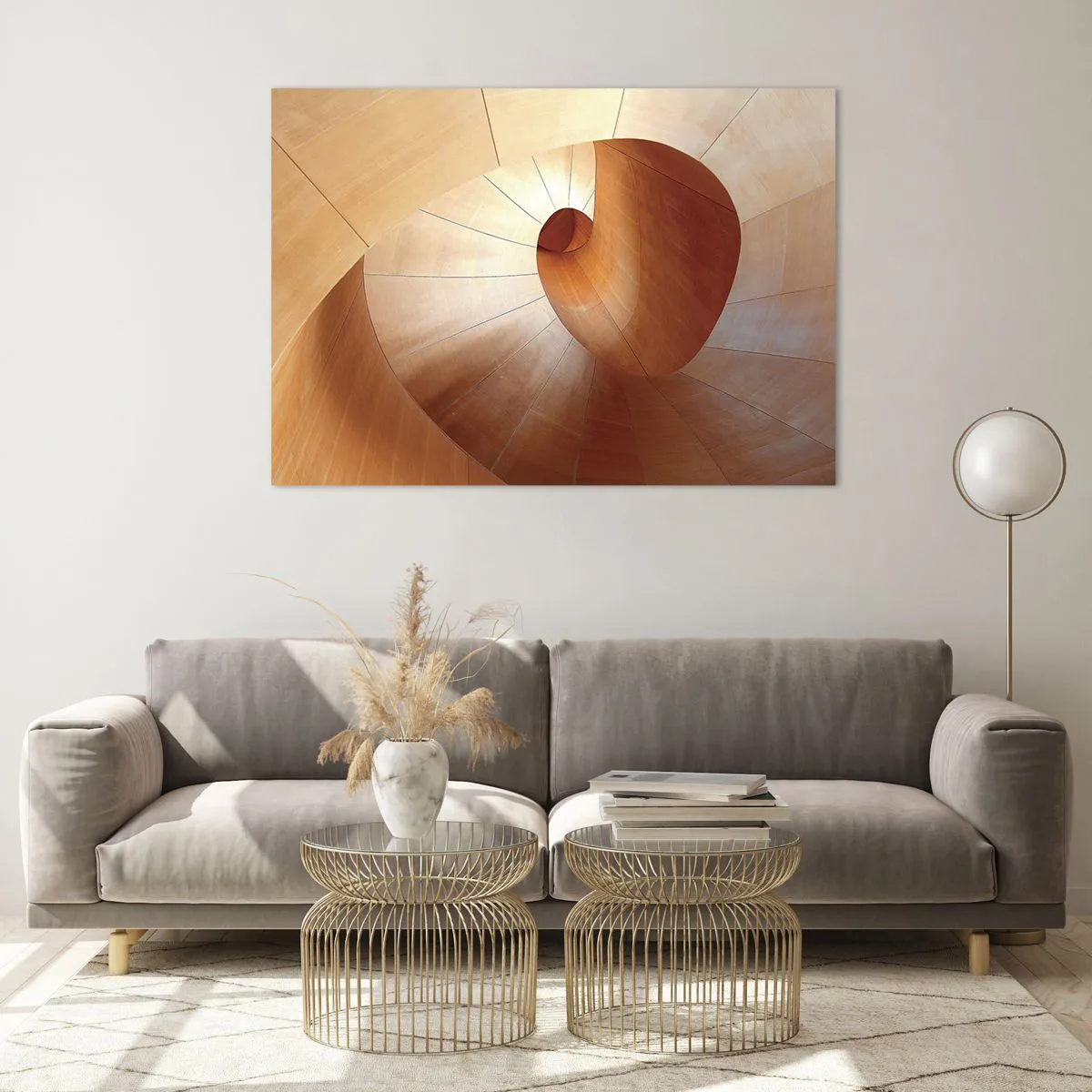 Üveg kép - Építészeti szerpentin - 100x70 cm