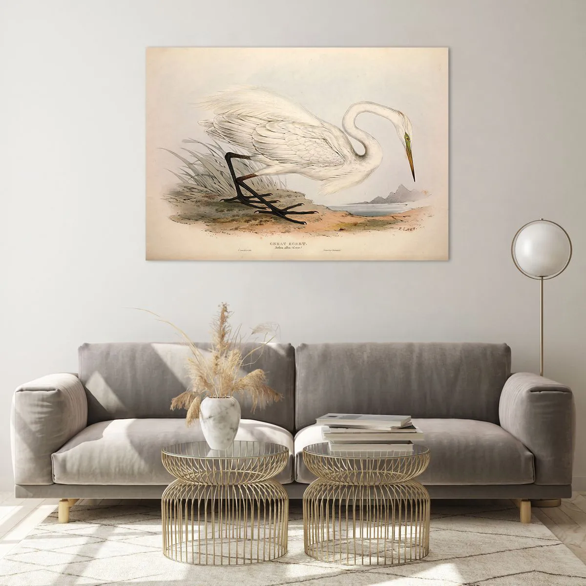 Obraz na skle - Pani rákosín - 100x70 cm