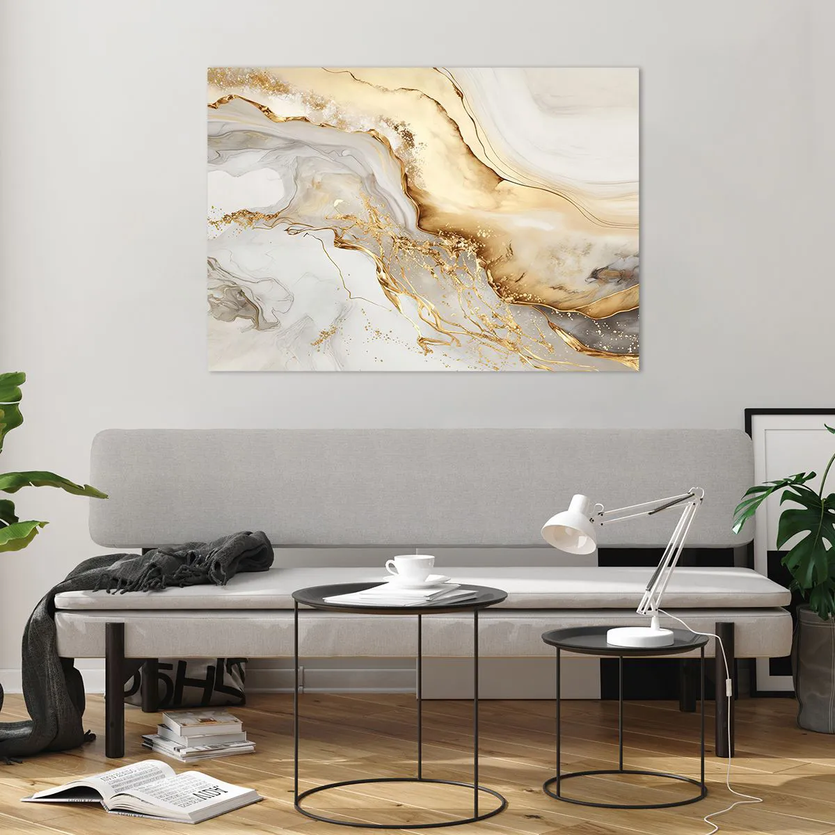 Üveg kép - Absztrakció: szépség és jóság - 100x70 cm