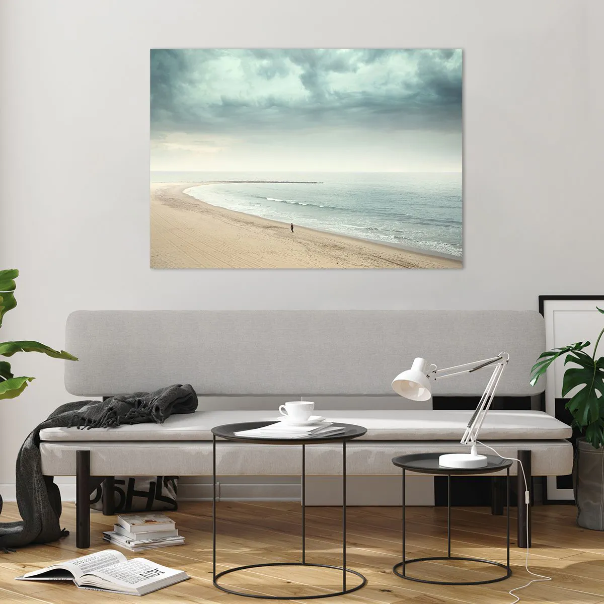 Tablou pe sticlă - Căutând liniștea - 100x70 cm