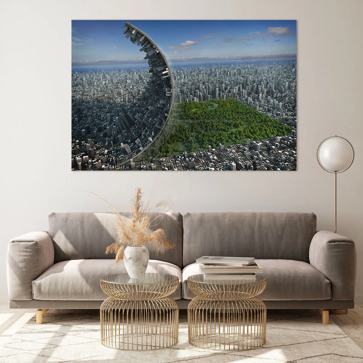 Glass picture - Nature Is Eternal - 120x80 cm