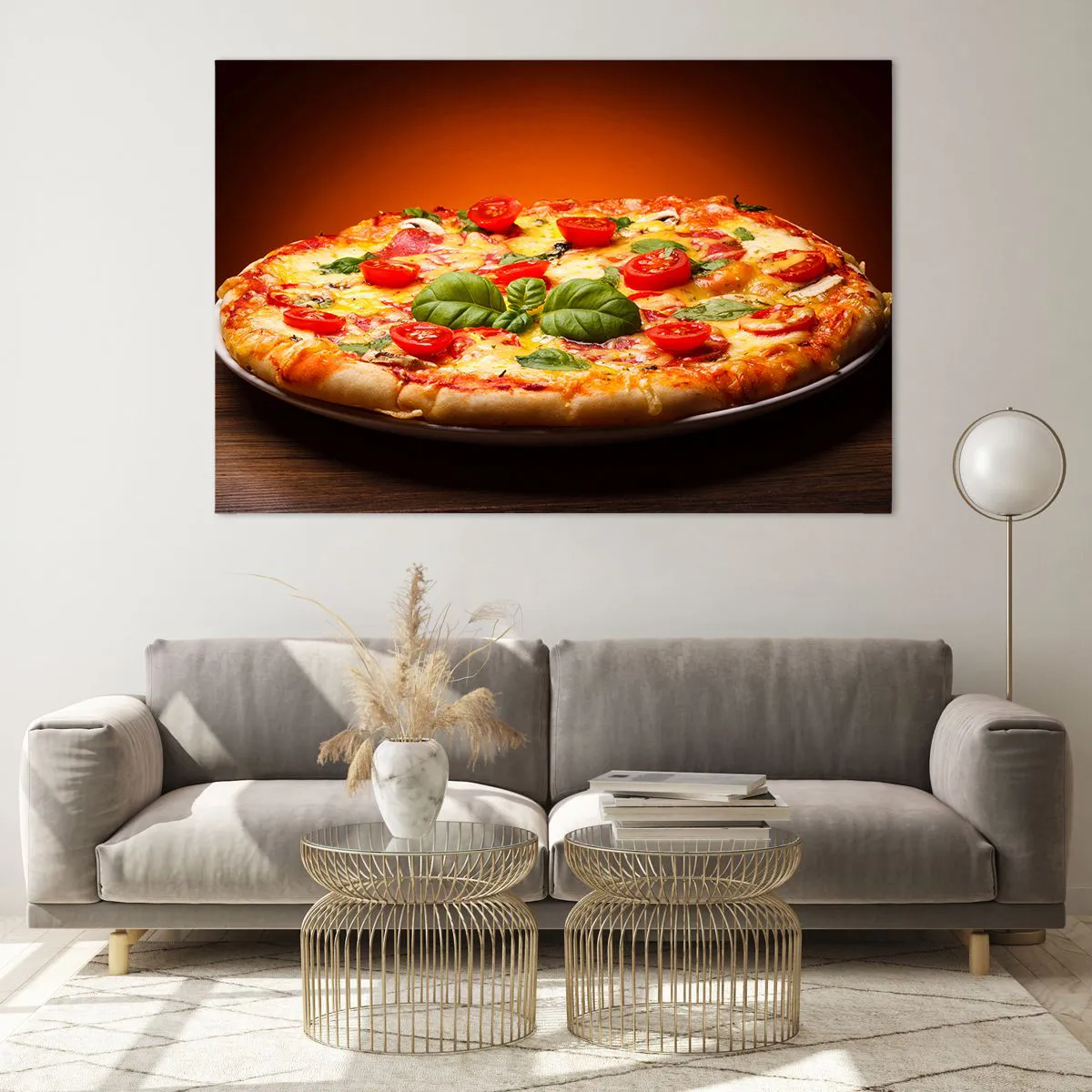 Quadro em vidro - Mamma mia! - 120x80 cm