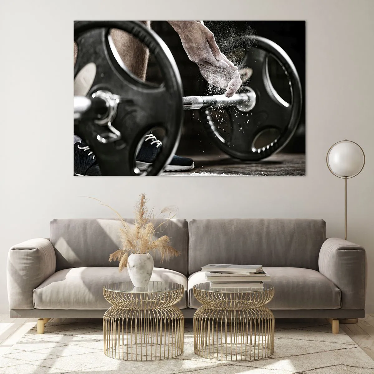 Glass picture - Challenge Accepted! - 120x80 cm