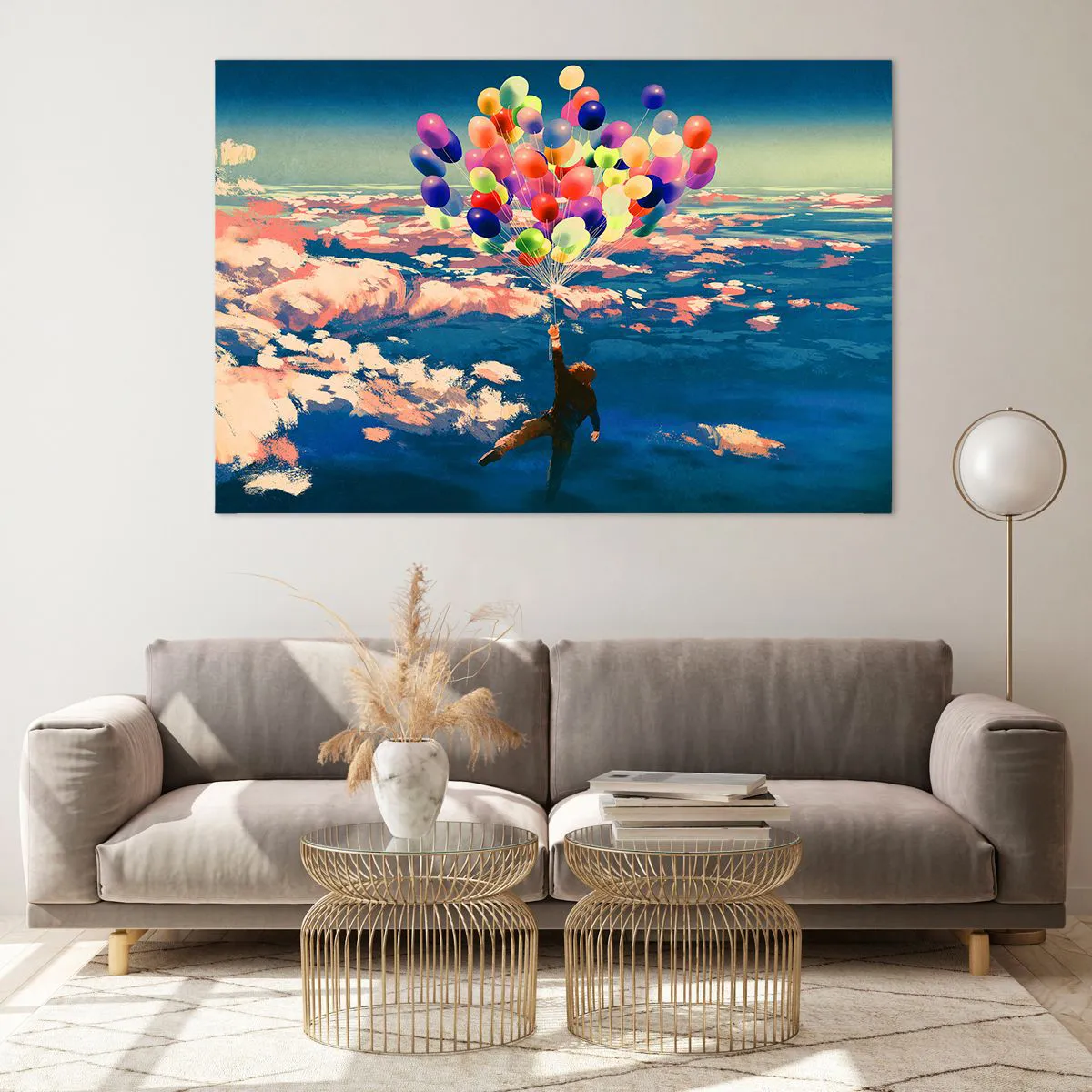 Obraz na skle - Splnené sny detstva - 120x80 cm