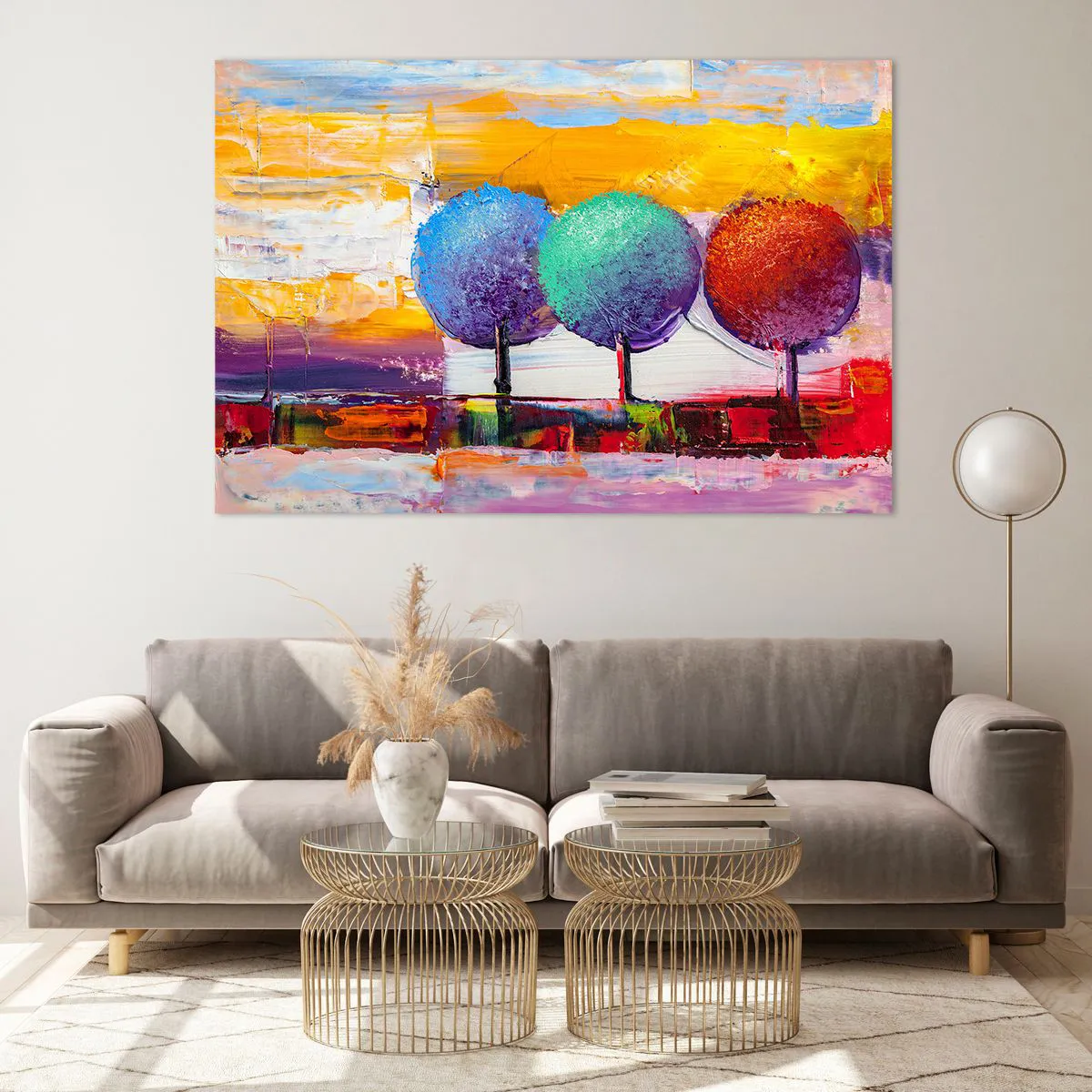 Glastavla - Bild på glas - Tredje gången gillt - 120x80 cm