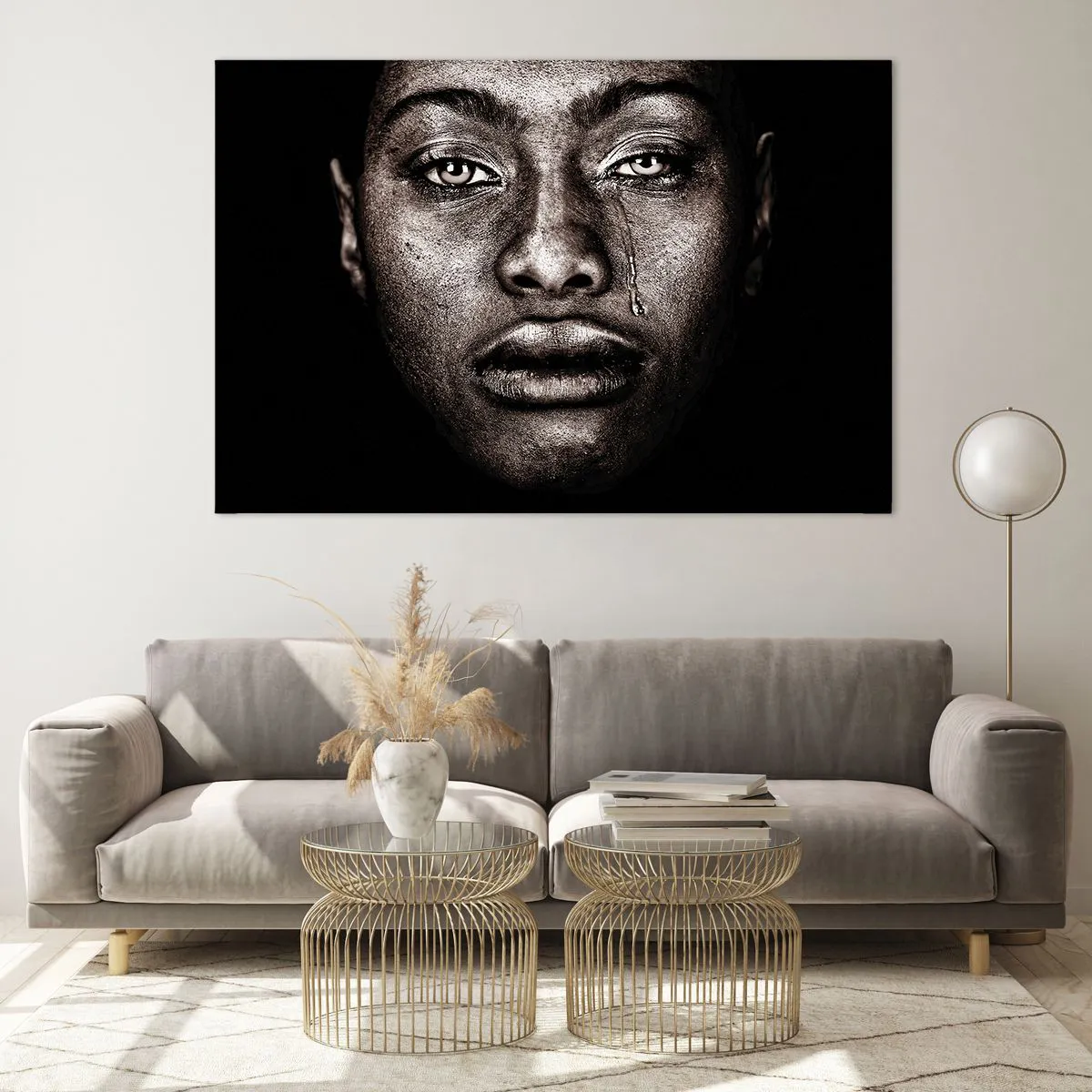 Üveg kép - Egy könnycsepp - 120x80 cm