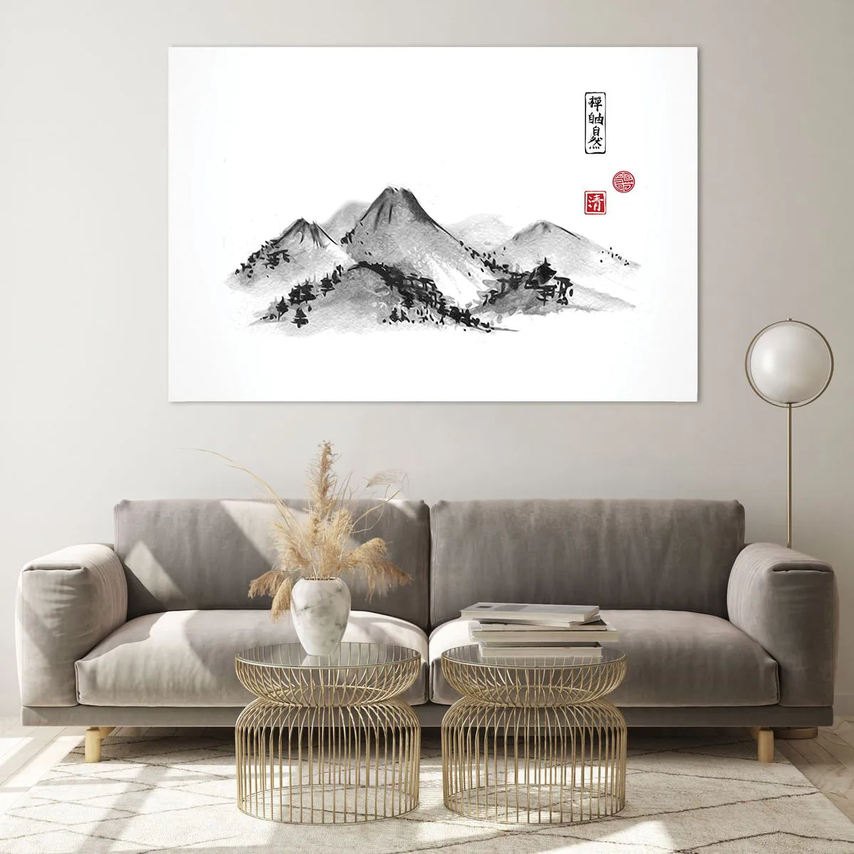 Glass picture - Further and Further - 120x80 cm