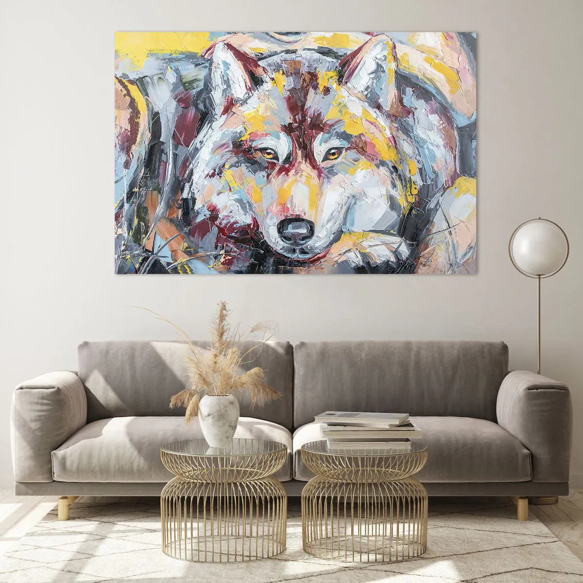 Obraz na skle - Klid mezi blízkými - 120x80 cm