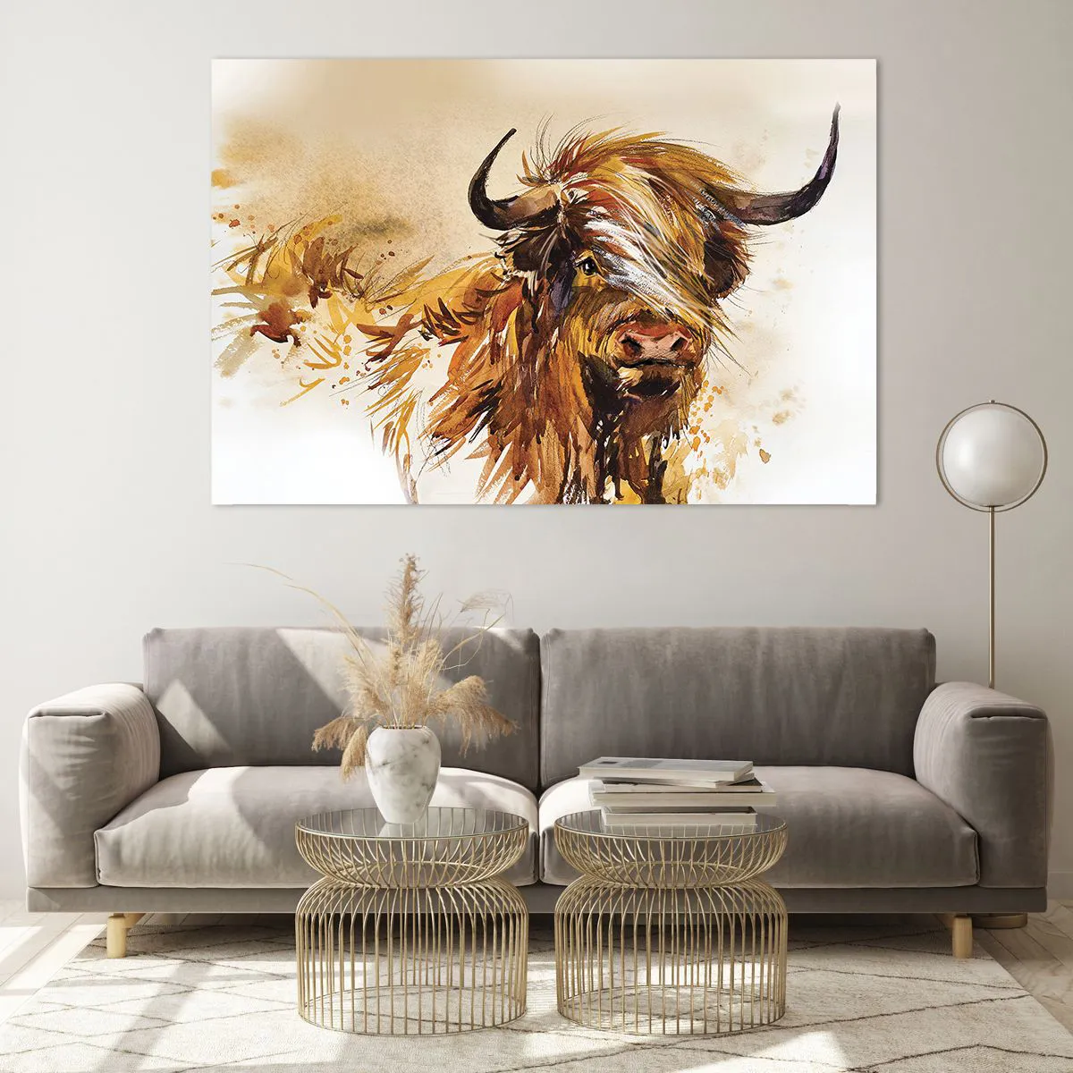 Üveg kép - A vadász büszkesége - 120x80 cm