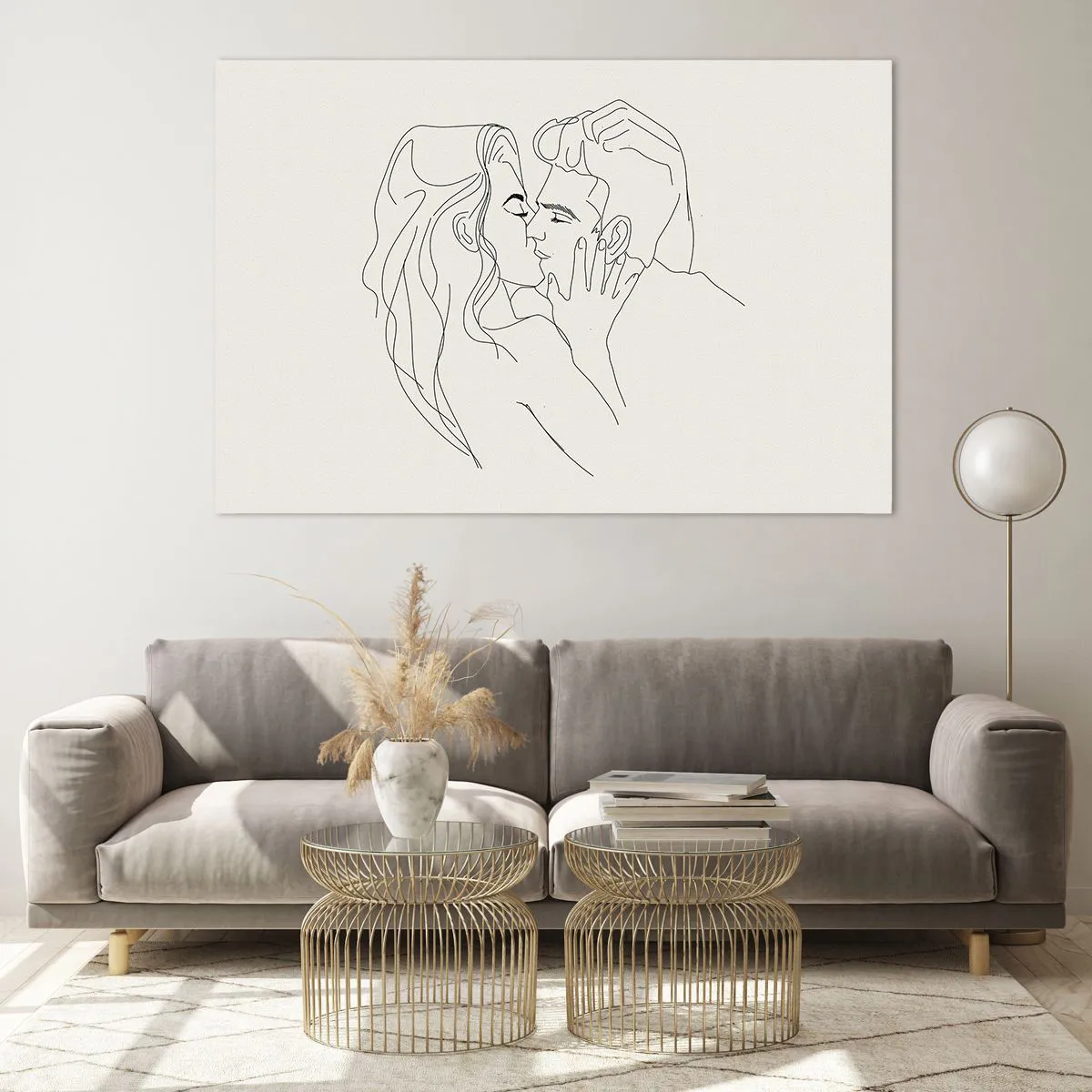 Obraz na skle - Zamotaní citom - 120x80 cm