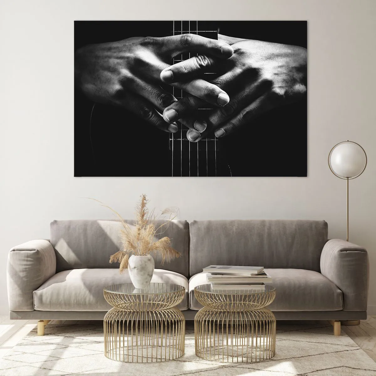 Üveg kép - Művész imája - 120x80 cm