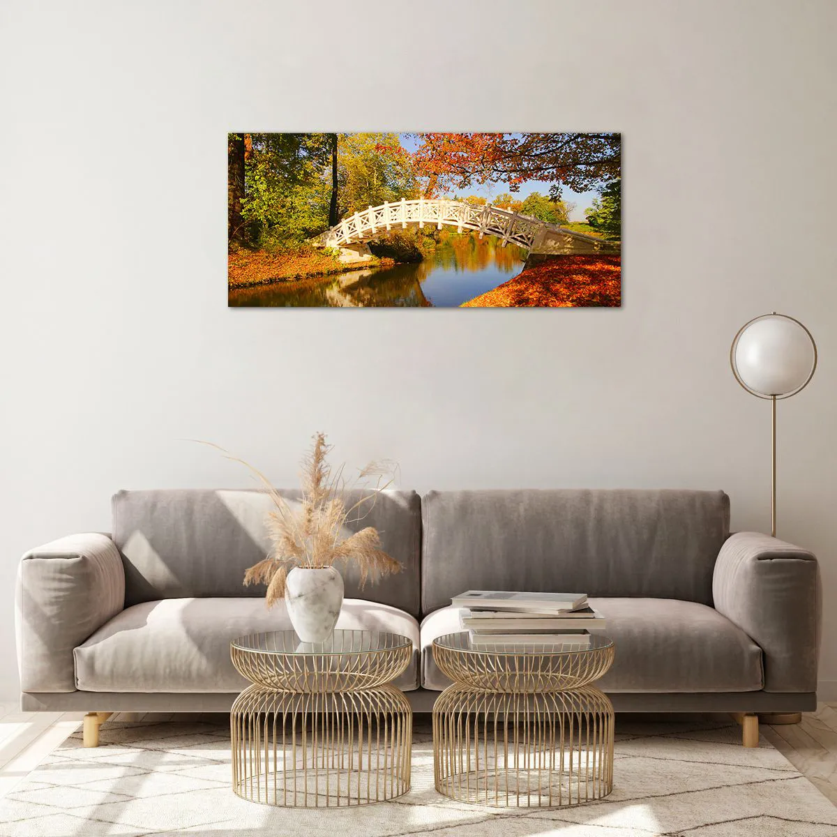 Impression sur verre - Image sur verre - Sur le pont blanc des soupirs - 100x40 cm