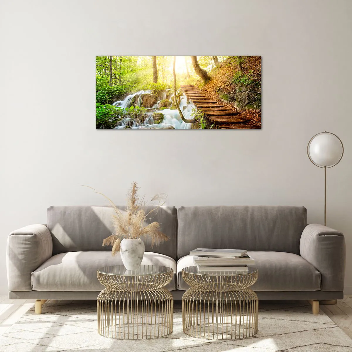 Impression sur verre - Image sur verre - Une fraîcheur tant désirée - 100x40 cm