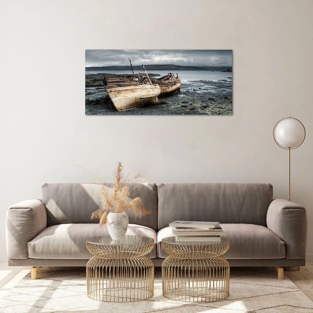 Glass picture - As a Memory of Times Well Spent - 100x40 cm