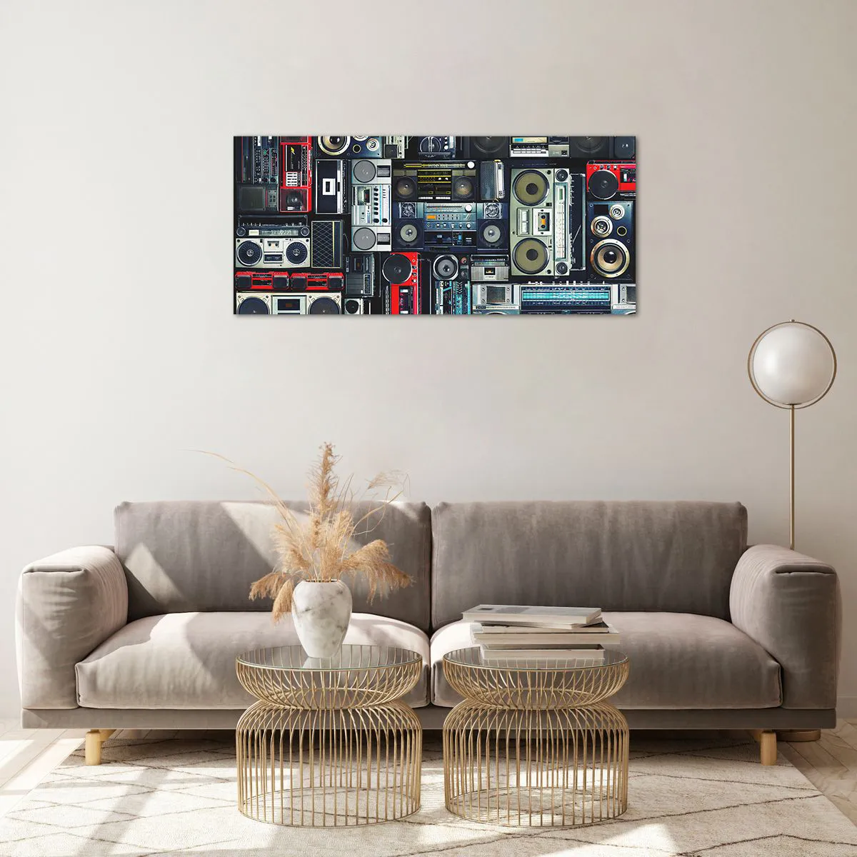 Obraz na skle - Túžba po 80. rokoch - 100x40 cm