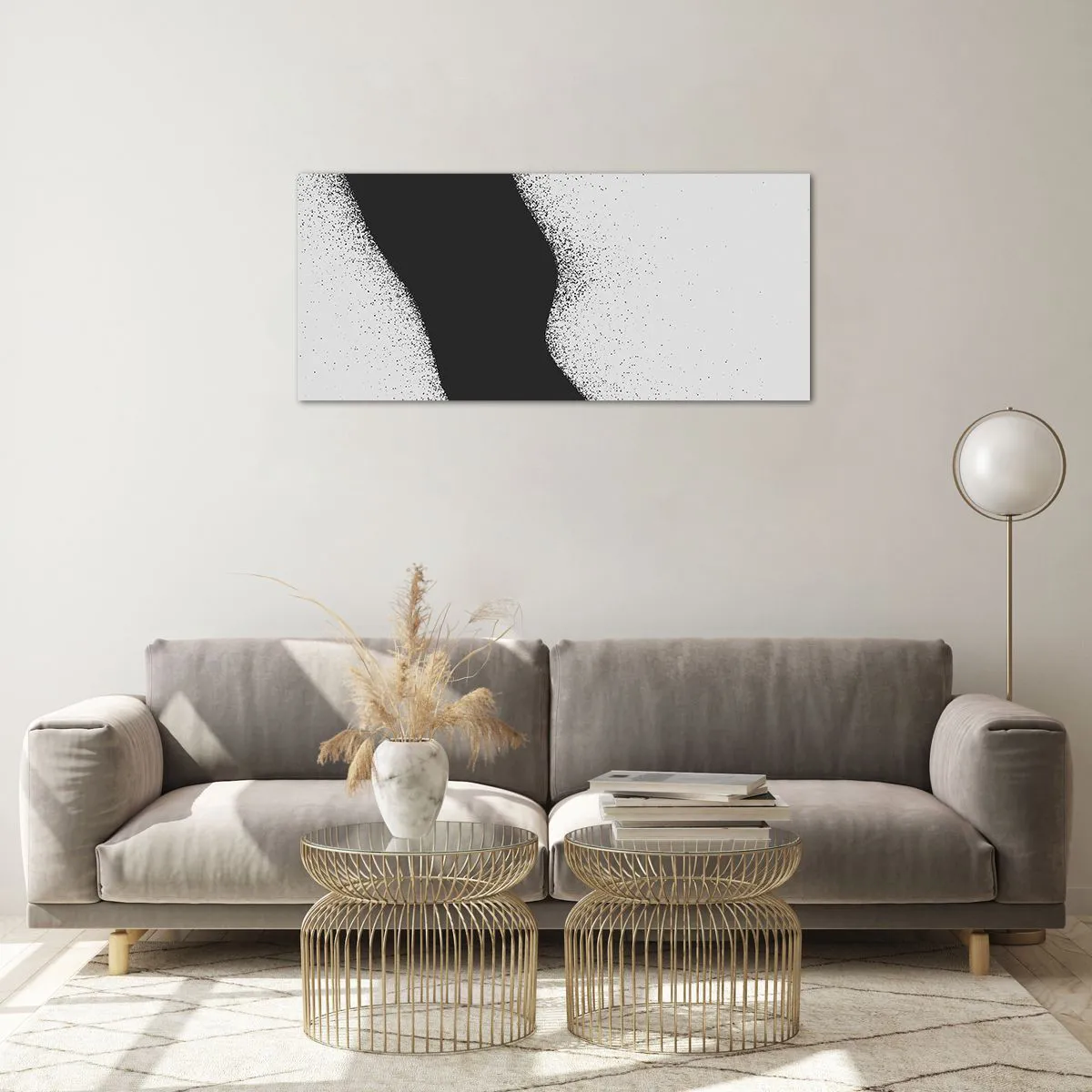 Glass picture - Fluid Balance - 100x40 cm