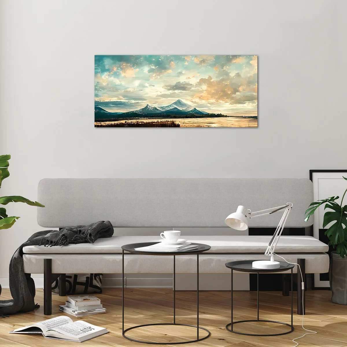 Glass picture - Under Heaven's Protection - 100x40 cm